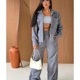 Conjunto (jaqueta+calça) Maíra