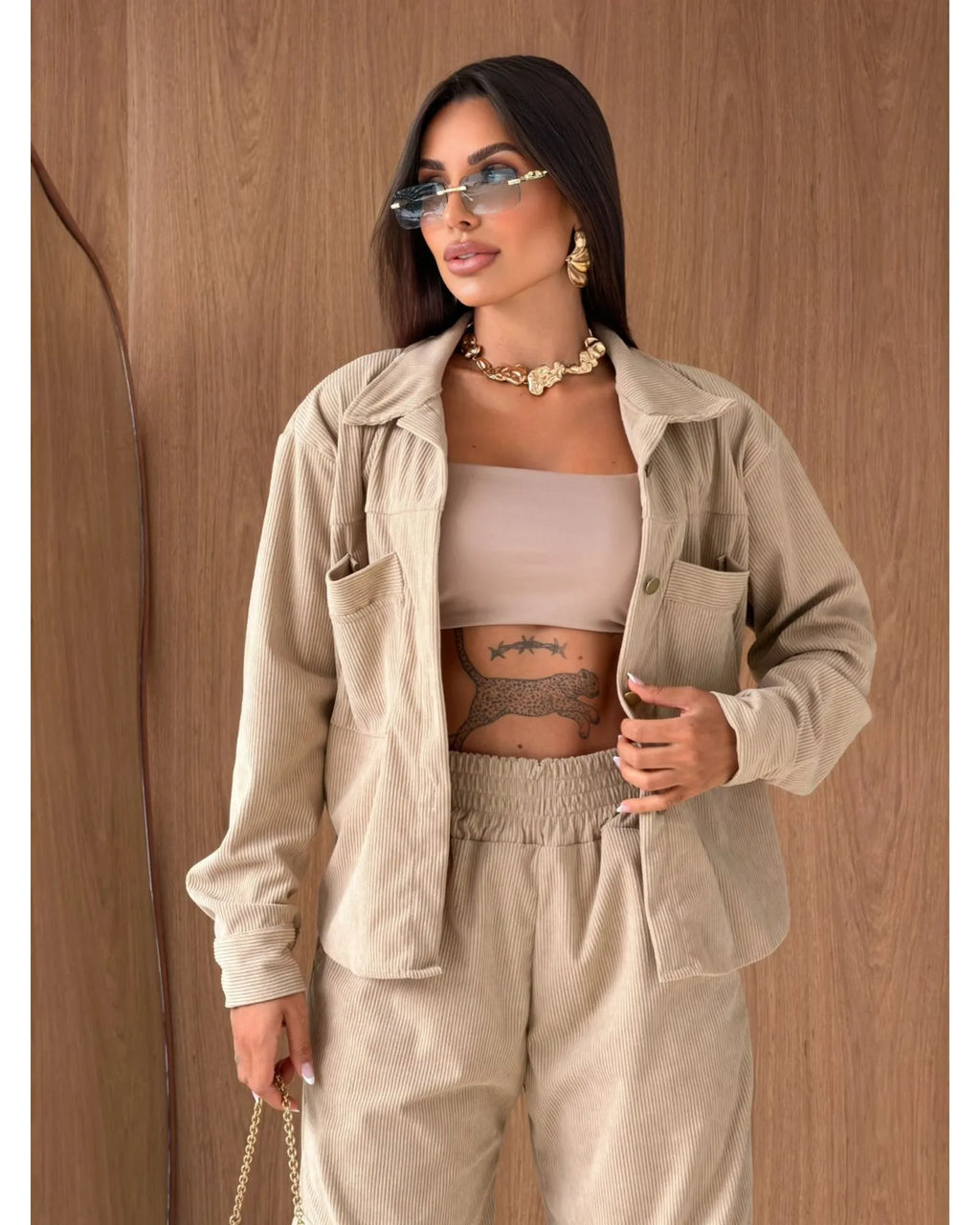 Conjunto (jaqueta+calça) Maíra