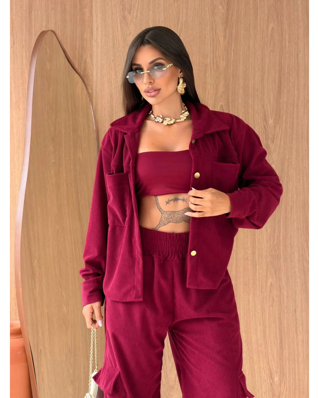 Conjunto (jaqueta+calça) Maíra