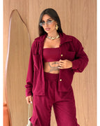 Conjunto (jaqueta+calça) Maíra